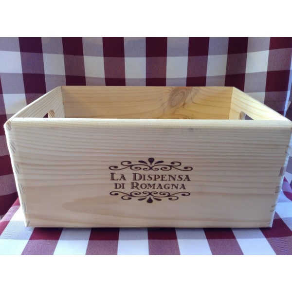 Cassetta in legno per confezione regalo - La Dispensa di Romagna