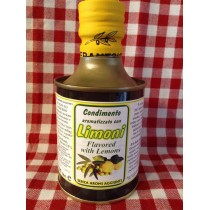 Condimento aromatizzato con limoni in bottiglia di metallo 0,25 L.