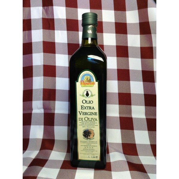 Olio d'oliva extravergine Bilini in bottiglia di 1 litro. Compralo qui.